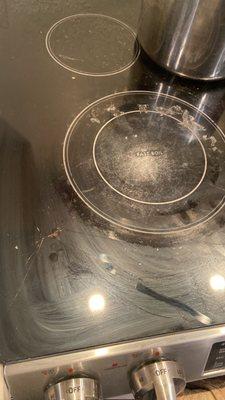 Broken stove top