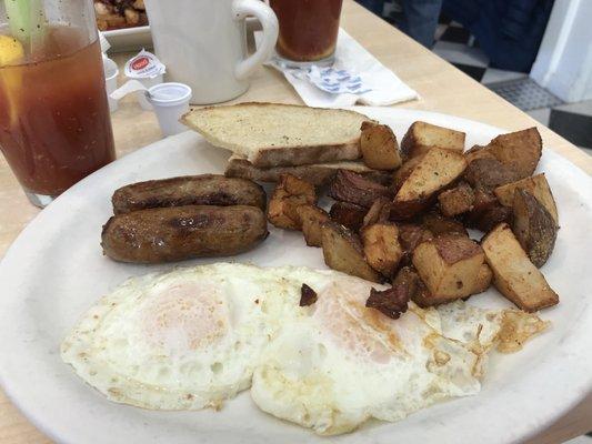 The Classic Breakfast with Sausage