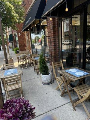 Outdoor seating