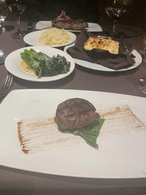 Filet Mignon, 12oz Rib - Eye