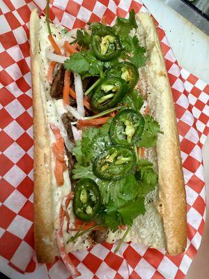 Beef Tri Tip Banh Mi