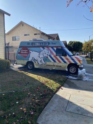 Nothing But Detailing came through on a nice sunny day to take care of our Mobile Grooming Unit.