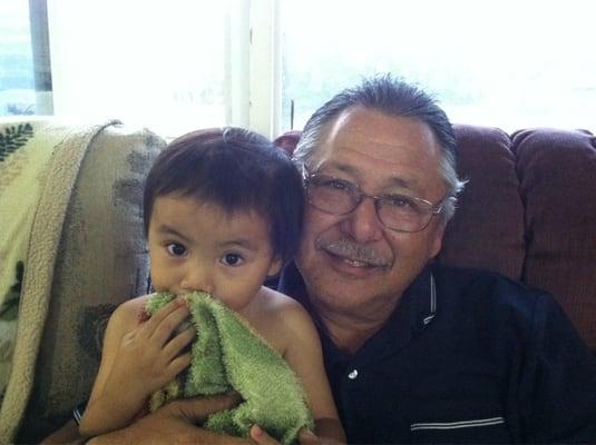 Me and my grandson Pi'imauna