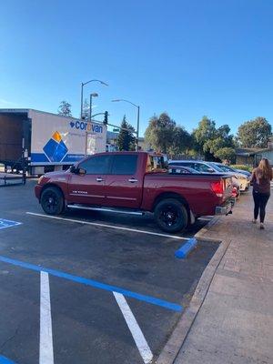 Thanks for blocking us in at Starbucks in Los Gatos