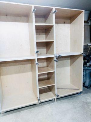 Needed Space: (For One Of My Closets)[Closets & Cabinets Are Built In His Studio]