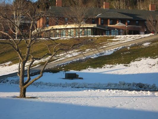 The nefarious hill up campus.