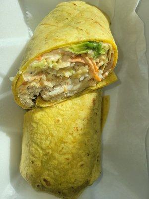 Asian mahi mahi wrap