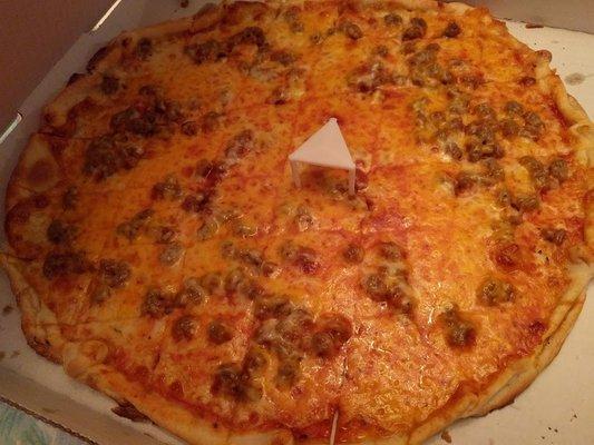 Cheeseburger Pizza