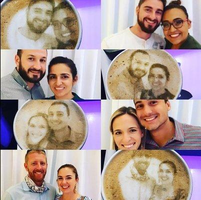 Latte Selfie Art Printing