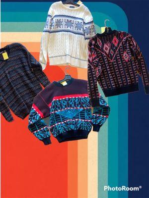 80s Aesthetic Sweaters