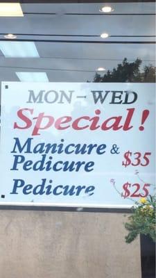 I don't think I've ever paid less than $35 for a mani pedi. Good deal.