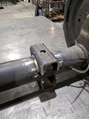 Trailer Axle modification