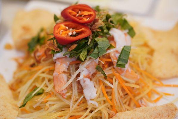 Green papaya salad all shrimp *10/27/24