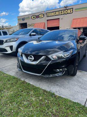 My 2017 Nissan Maxima repaired by C&S