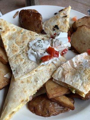 Breakfast quesadilla