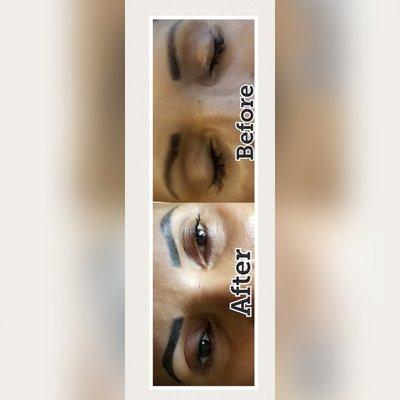 Fixed brows,level and shaped