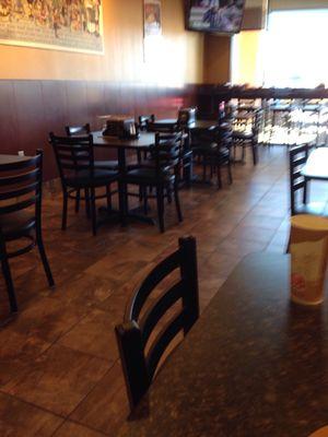 Empty at lunch