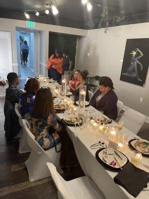 simone agoussoye art showcase dinner