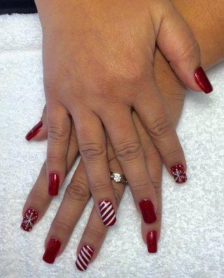 Nails design for Christmas