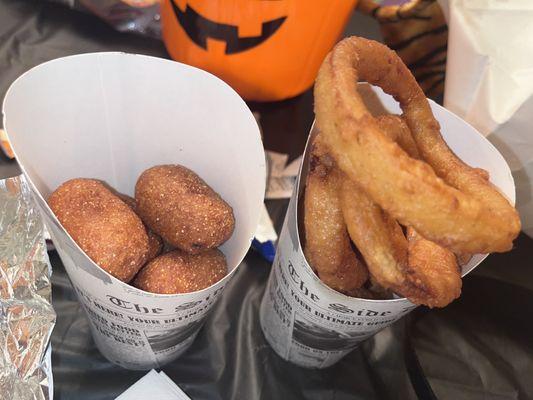 Corn Dog Nuggets Onion Rings