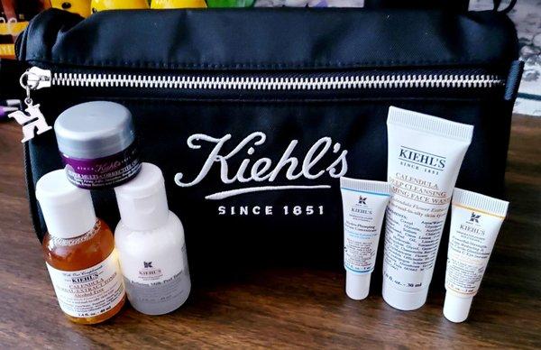 My Free Skin Care Items + Kiehl's Bag with any $75+ purchase (Promo ends 4/15/21).