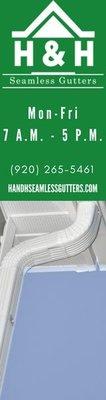 H & H Seamless Gutters