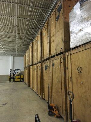 Our climate-controlled storage vaults. We have 24hr security and video surveillance.