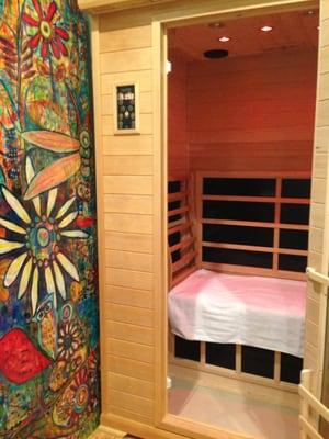 Infrared Sauna - Another way to clean your pours and improve your circulation!!