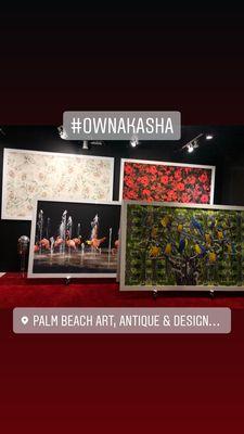 Palm Beach Artist KASHA McKee, original, conceptual photography OPEN for business. #ownakasha #bigart #interiordesign