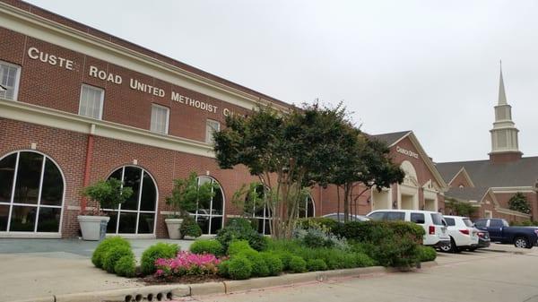 Main building. The day school is at the back.