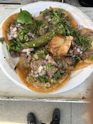 Lengua tacos big dawg.