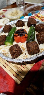 Falafel Kebab Platter