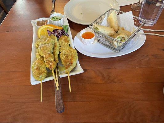 4. Deep-Fried Roll 1. Satay Chicken