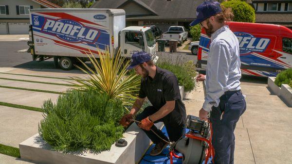 Drain cleaning service