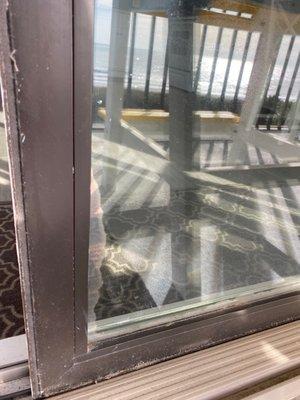 Condensation inside the window/glass door