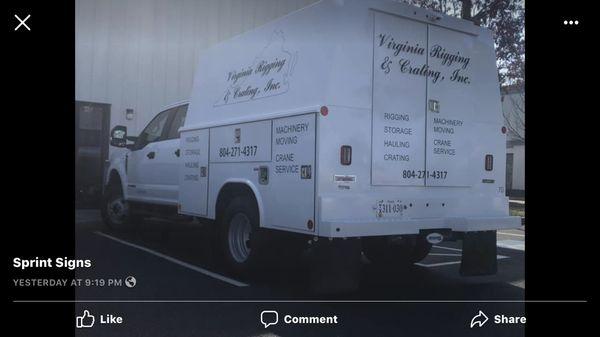 VInyl Lettering is great for your company vehicle
Branding.