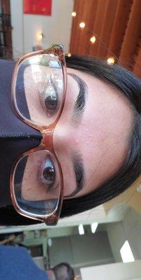 Eyebrow threading by Kajal