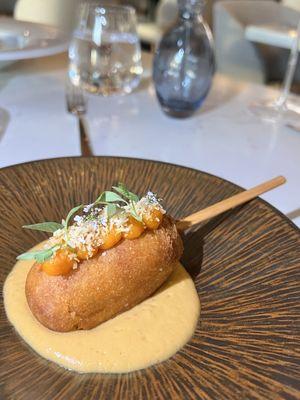 Lobster corn dog