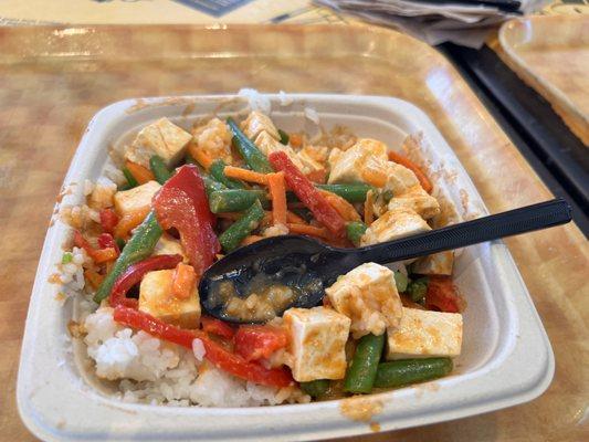 Stir Fried curry Tofu