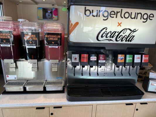 Beverage options.  Doesn't have the same wide selection of craft sodas as the Marina Del Rey location