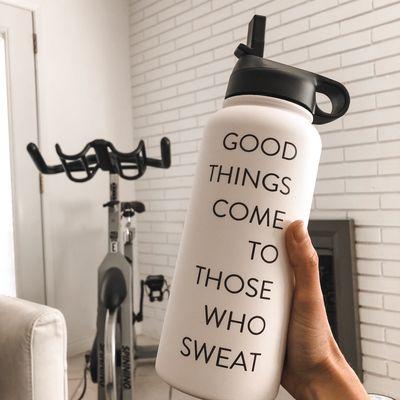 Buy our GOOD SWEAT merch on our website to motivate you through your workouts