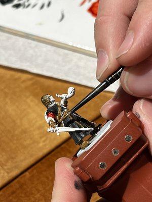 We offer miniature painting on Thursday nights.