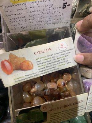 Description of the crystal Carnelian