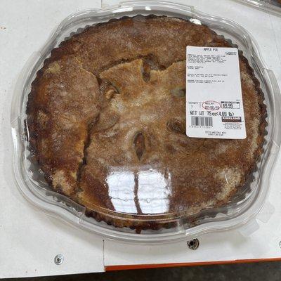 Apple Pie the size if a full moon.