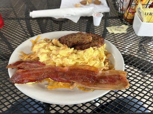 Eureka Hash and a side of bacon