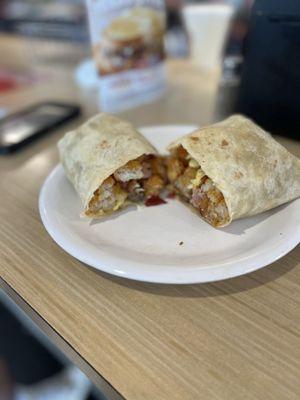 TRIPLE MEAT LOCKER BREAKFAST BURRITO