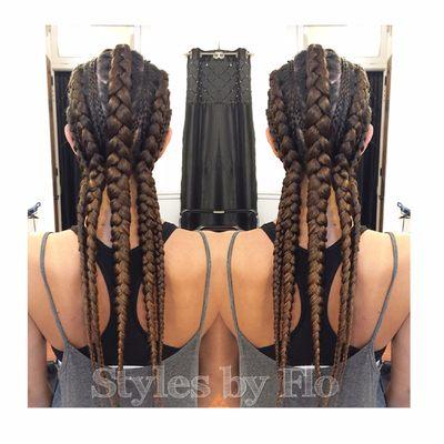 Boxer braids with a twist