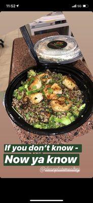 Shrimp Flex Bowl - quinoa is perfect