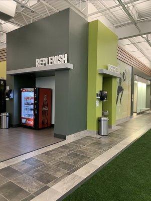 Vending machine and water fountain