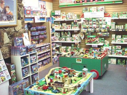 We offer a large selection of children's products, including a play area to keep your little engineer occupied while you shop.